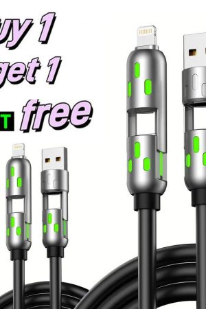 6.6ft 4-in-1 Multi USB Charging Cable