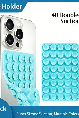 Double-sided Silicone Suction Cup Phone Case Mount