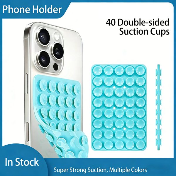 Double-sided Silicone Suction Cup Phone Case Mount
