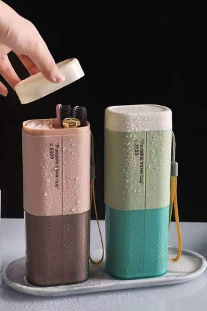 Travel Portable Toothbrush Toothpaste Holder
