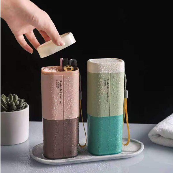 Travel Portable Toothbrush Toothpaste Holder