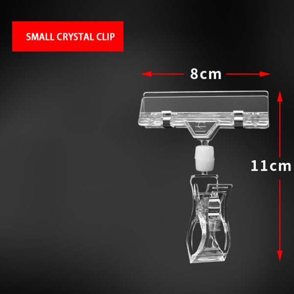 Small crystal clip
