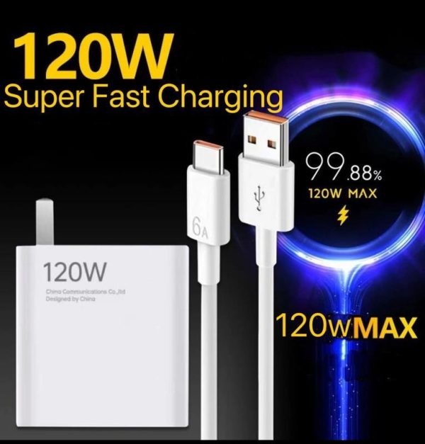 120W USB Fast Charging Cable