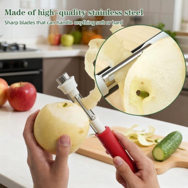 2 in 1 Apple Corer and Peeler