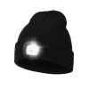 Led outdoor knitted hat