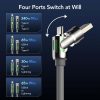 Digital-MY - 4-in-1 Spring-loaded Aromatic Fast Charging Cable