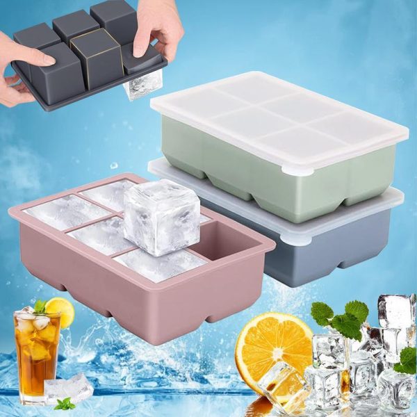 Large silicone ice mold