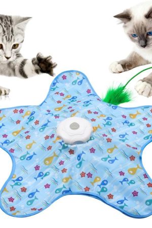 Moving Feather Cat Toy