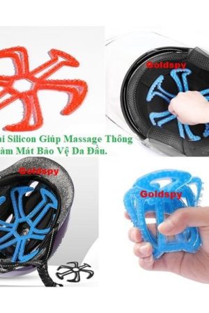 Silicone helmet lining