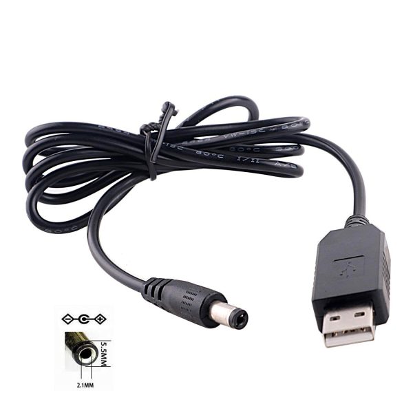 5V to 12V USB booster Cable