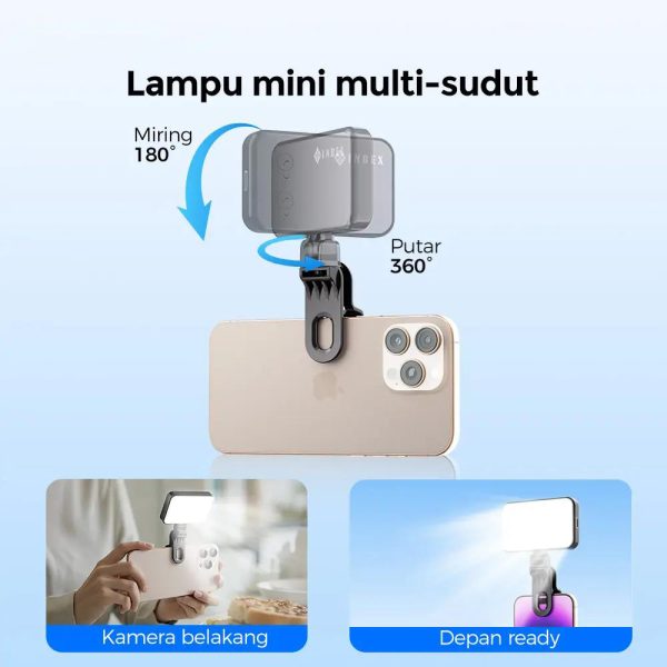 Mini Portable LED Light for Selfie