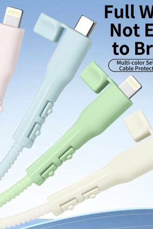 SILICONE PROTECTOR FOR DATA CHARGER CABLE ENDS