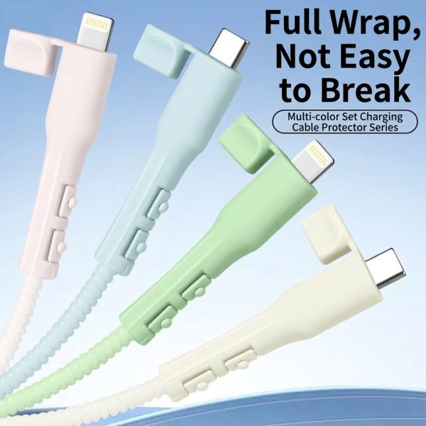 SILICONE PROTECTOR FOR DATA CHARGER CABLE ENDS