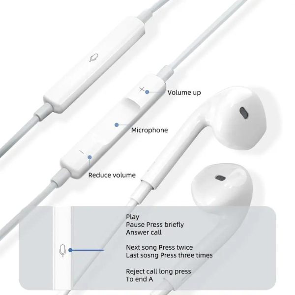 Type-C Earphones with Lightning Connector